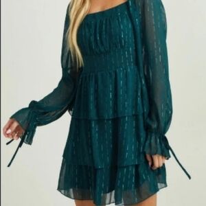 Altar'd State Tiered Mini Dress